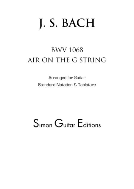 Air on G String w/TAB