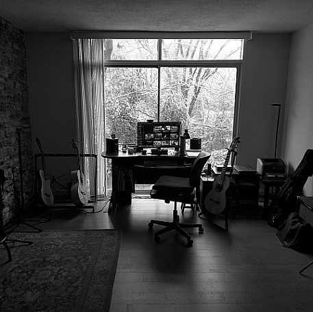 Scott's studio